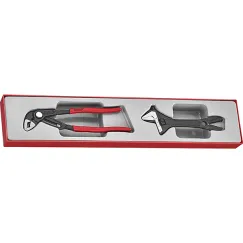 Water Pump Plier and Adjustable Wrench Set